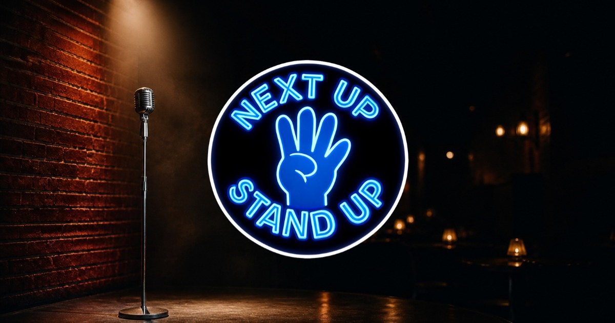 Next Up 4 Stand Up website preview